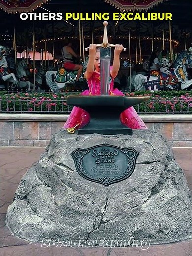 He Didn’t Pull It. He Summoned It #aura #shorts #viral #excalibur