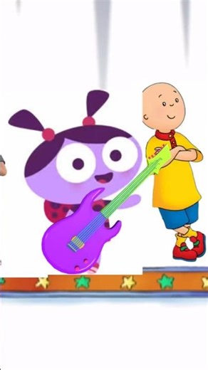 Caillou Ladybird Lu And Classic Caillou Plays Rock N Roll Band