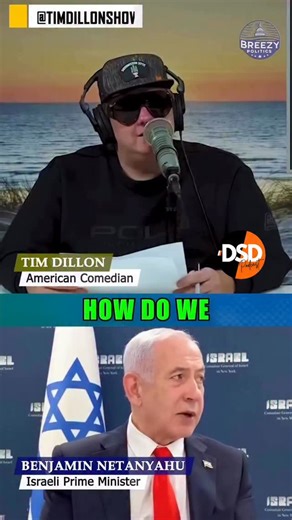 Tim Dillon also decided to chime in on the recent interview given by Israeli Prime Minister, Benjamin Netanyahu, where he talked about controlling of the media narrative and specifically TikTok. .. Dillon in his trademark fashion, holds nothing back and delivers his message with comedic flair. .. Can I blow your thoughts, and another great video credited to the folks at @breezy_politics | Deep Shallow Dive Podcast