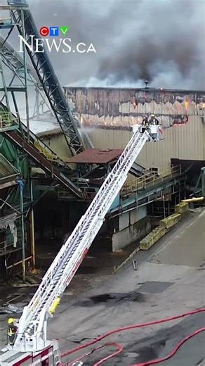 Large fire breaks out at North Delta mill