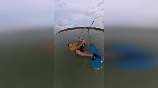 Olympic kitesurfer rescues teenage girl drowning on beach in Brazil