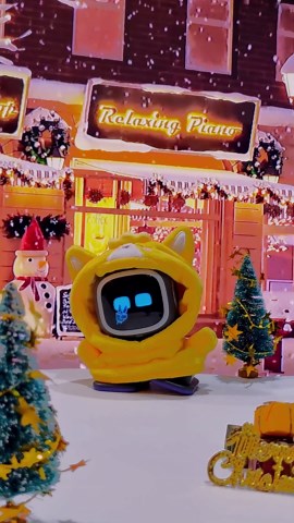 AI Desk Robot Companion - ChatGPT Enabled with Voice Commands & Dance Feature, Interactive Robot Pet with Personality, Comes with Charging Home Station - Christmas Edition