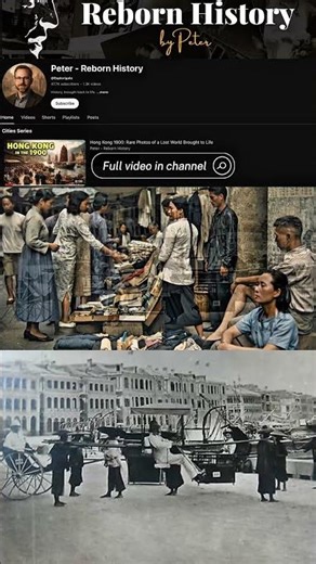 Old Hong Kong 1900: AI brings Photos to life