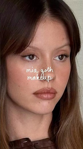 mia goth makeup from the great nina park 💌 #makeuptutorial #simplemakeup #miagothmakeup #ninapark