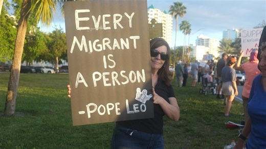 Sarasota protest draws hundreds after ICE shootings spark outrage