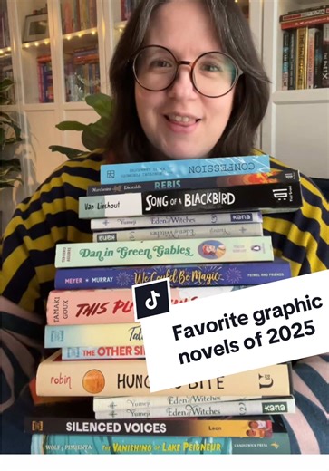 Clearly I couldn’t pick just 10. It was hard even picking these! #booktok #graphicnovels #yabooks #books #librarian