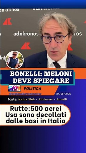 Bonelli demands explanations from Meloni regarding the use of military bases