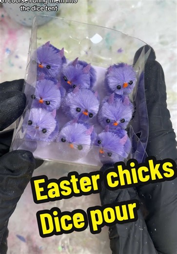 Create Fun Easter Chicks Dice with Resin Art
