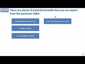 What kind of benefits you get from M&A - case study