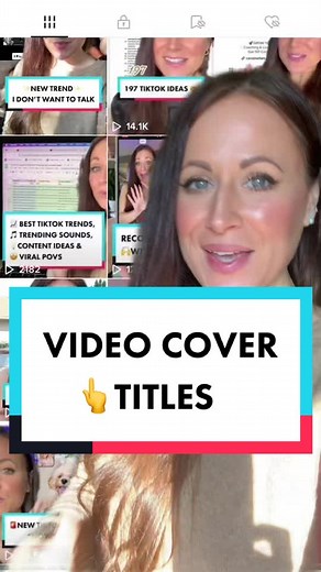 😍197 content ideas👉@Caroline Flett Coach TikTok video cover titles are a great way to make your content easy to browse and binge watch!! This means more TikTok views and potential followers.If you’re not using video cover titles, you’re missing out… Make sure to include the most important point in your video as the title and you can even add emojis to make it more appealing. This is a great way to continue to get views on your TikTok videos weeks or even months after you’ve posted.#gr#greenscr