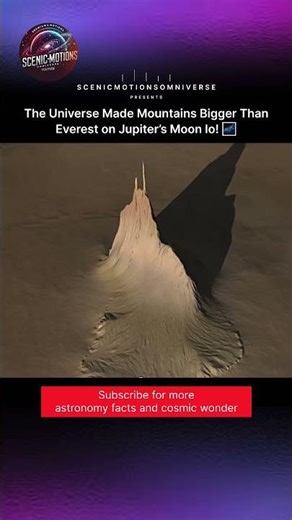 Bigger Than Everest… On Jupiter’s Moon Io! 🌌 #horror #cosmicexploration #scary