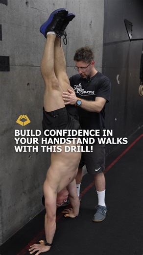 Crossfit Active on Instagram: "Learning to handstand walk can feel daunting when you’re just starting out, especially if every attempt feels like a leap of faith into free space. This drill helps you build control, body awareness, and confidence so you can move with purpose instead of luck. 🤸‍♀️"
