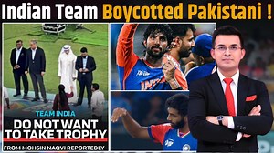 8.2M views · 360K reactions | Ind vs Pak : Indian Team Boycotted Pakistan ! Team Ind refused to take the trophy from Mohsin Naqvi ! #IndvsPak #TilakVarma #ShivamDube #Aiscup2025 #AbhishekSharma #ShubmanGill #SuryakumarYadav #SanjuSamson #RinkuSingh #AxarPatel #KuldeepYadav #JaspritBumrah #VarunChakaravarth #SahibzadaFarhan #FakharZaman #SaimAyub #SalmanAgha #HussainTalat #MohammadHaris #MohammadNawaz #FaheemAshraf #ShaheenAfridi #HarisRauf #AbrarAhmed #BCCI #ICC | Shubhankar Mishra | Facebook