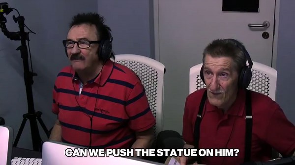 The CHUCKLE BROTHERS command a live hitman to promote computer game