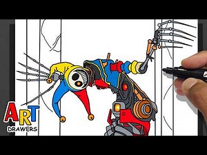 How to Draw PROTOTYPE Poppy Playtime 6 ( Experiment 1006 )