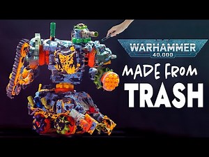 how to build an Ork Stompa out of Trash
