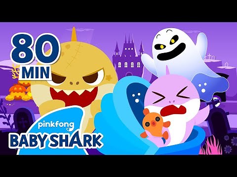 BOO! Halloween Hide and Seek with Baby Shark | +Compilation | Baby Shark Official