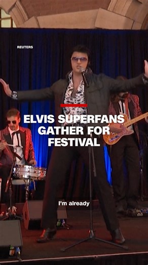 CNN on Instagram: "Elvis Presley fans and tribute artists kicked off their annual journey to the Elvis Festival in the Australian town of Parkes."
