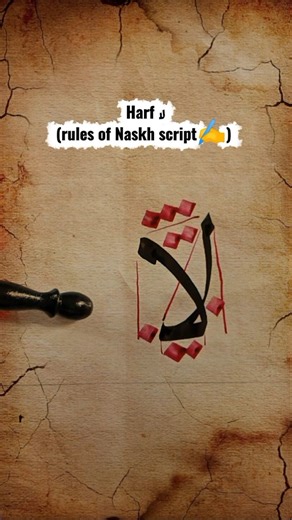 How to write harf لا with the rules of Naskh script✍️ Try it NOW... 😃 #calligraphy #reel #fyp #kaligrafi | Rini Khairunnisa Khat