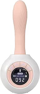 Realistic Dildo Wireless Remote Heating Thrusting Vibrator Automatic Telescopic Penis Sex Mixer Machine Adult Sex Toys for Women Vaginal G spot and Anal Play (Pink)