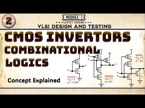 2.CMOS Invertors, Combinational Logics, Module 1 6th Sem VLSI ECE 2022 Scheme VTU