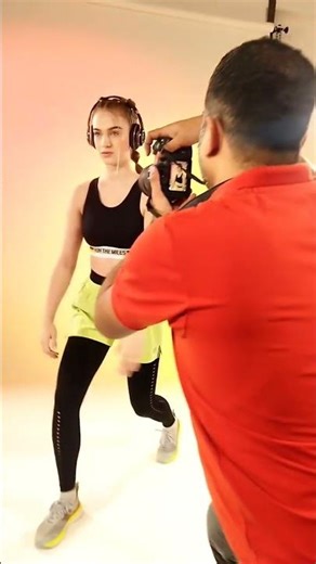 #Professional Model Shoot #Cinematic Video # Studio Lighting#