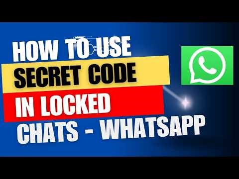 How to lock Chats With Secret Code on WhatsApp | WhatsApp Secret code