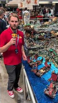 Huge LEGO Castle Troll Battle by Angel Ortiz