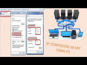 configure ip address my pc || manually assign ip address