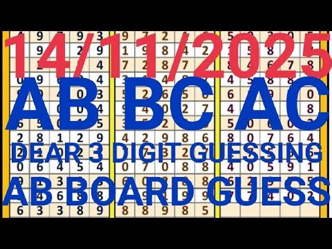 Dear lottery guessing 1pm 24-11-2025