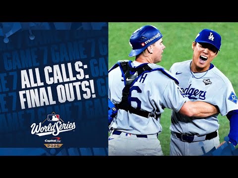 ALL CALLS: The Dodgers repeat as World Series champions! 🏆