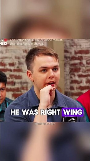 “The left is the definition of fascism” Trump supporter PRESSES Liberal.