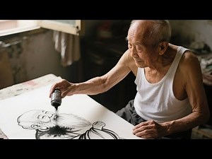 ASMR ｜Rare 5,000-Year-Old Chinese Charcoal Art – An Ancient Masterpiece｜中国传统文化 | 非遗 |