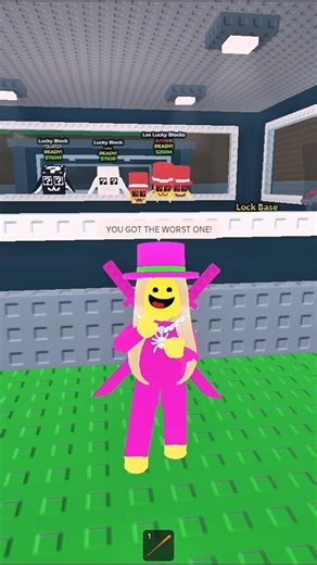 SammySis And SammyBro Do The Lucky Block Challenge #roblox #robloxshorts #stealabrainrot