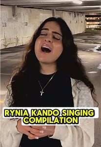 Rynia Kando singing high notes — kitchen performance clip