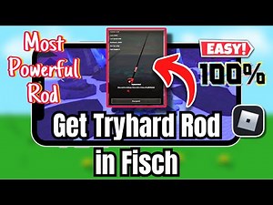 How to obtain the Rare Tryhard Rod in fisch roblox (Get Tryhard Rod in Roblox Fisch)