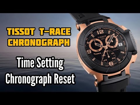 Tissot T-Race Chronograph Watch Time Setting and Chronograph Reset | SolimBD