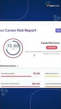 Career Risk scanner | Scan Your Career Risk Today |