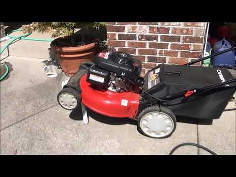 How To FIX a TROY BILT Lawnmower HONDA Engine WILL NOT START, STARTS then DIES. WATER in GAS