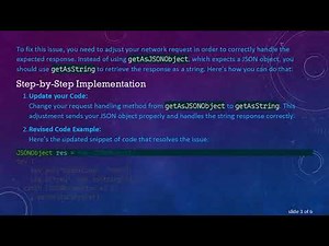 How to Handle JSON Responses in Android: Fixing String Retrieval Issues