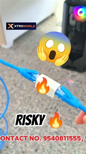 Slow Net Se Pareshan? 😱 Use This CAT6 LAN Connector 🔥 #shorts #youtubeshorts #trending #viral #rj45