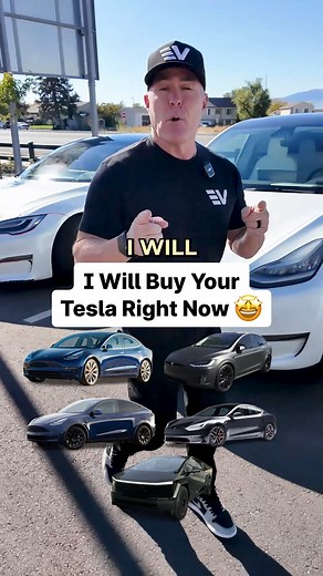 We buy Teslas! Go to ibuyteslas.com now and get a real-time cash offer for your car. #tesla #electriccar #carbuying #sellmycar #caroffer | EV Auto