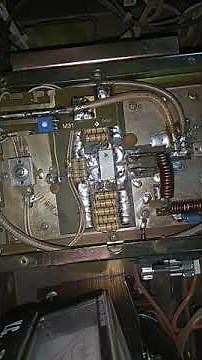 Measuring transistor MRF151G placed on power M31