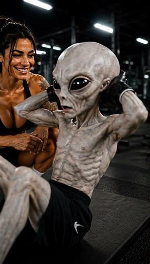 👽 Jeff the Alien GETS READY for La Velada 🥊💪 #shorts