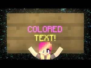 HOW TO GET COLORED TEXT ON MCPE - ANDROID AND IOS
