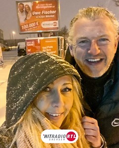 Uwe und Katja sind heute extra zu Fuß ins Studio gelaufen ❄️☃️ Wie sieht's bei euch? Seid ihr gut angekommen? 🚗 | HITRADIO RTL