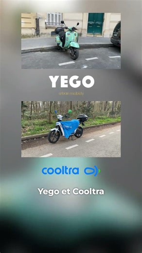 YEGO 🟢 VS COOLTRA 🔵 🛵- #Scooter #Paris #Yego #Cooltra #Viral