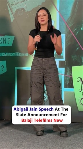 Abigail Jain Speaks at Balaji Telefilms New Slate Event 🎬💫