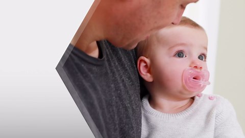 Chicco PhysioForma Silicone Orthodontic Pacifier, 6-16m | 100% Soft Silicone | Supports Breathing & Oral Development | Satin-Textured Nipple | Includes Sterilizing Case | BPA Free | Blue/Green, 2pk