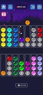 Ball sort puzzle level 122 #ballsortpuzzle